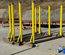 Photo Gallery painted pipe racks